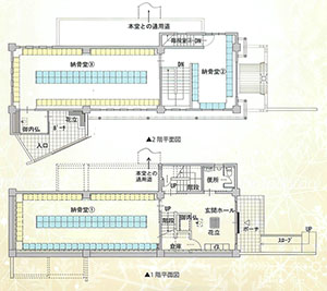 納骨堂配置図